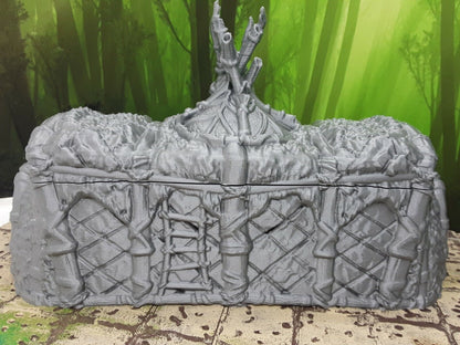 Barbarian Large Hut Scenery Terrain Miniature Mini Model Dungeons & Dragons D&D