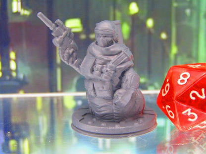 Slug Alien Bounty Hunter Assassin Mini Miniature Figure 3D Printed Model Sci Fi