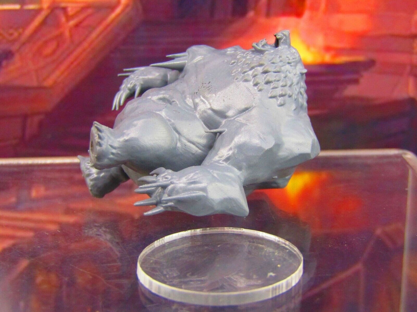 Ice Frost Bear Mini Miniature Figure 3D Printed Model 28/32mm Scale RPG Fantasy
