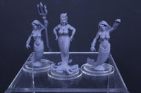 
              3pc Little Mermaid & Ursula Mini Miniature Character RPG Tabletop Gaming D&D
            