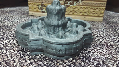 Decorative Palace Water Fountain Scatter Terrain Tabletop Scenery Gaming Mini