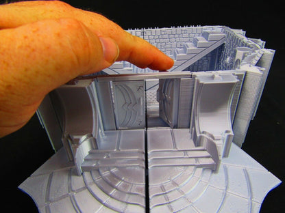 Evil Dark Palace Haunted Mansion House Scatter Terrain Scenery 3D Printed Mini