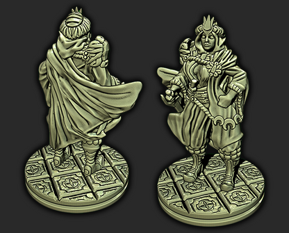 Female Hero Arabian Fighter Warrior Mini Miniature Figure 28-32MM