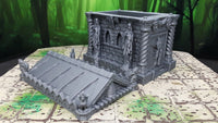 
              Cemetery Mausoleum Tomb Model Dungeons & Dragons 28mm Scatter Terrain Miniature
            