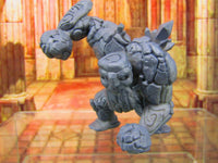 
              Rock Golem Monster Mini Miniature Figure 3D Printed Model 28/32mm Scale RPG
            