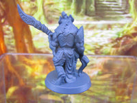 
              Gnoll Spearman Mini Miniatures 3D Printed Resin Model Figure 28/32mm Scale
            