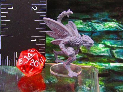 Bone Demon Monster Pose C Mini Miniature Figure 3D Printed Model 28/32mm Scale
