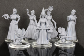 7pc Cinderella Set Mini Miniature RPG Tabletop Gaming Wargaming D&D