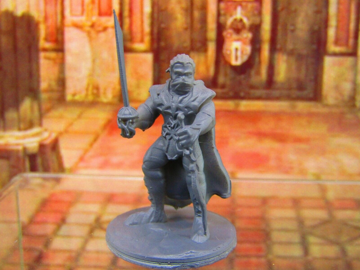 Dark Elf Rogue Thief Dual Wielding Mini Miniature Figure 3D Printed Model
