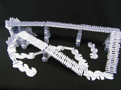 Swamp Goblin / Rogues Hideout Set w/ Bridge Walkway Scatter Terrain Scenery 3D