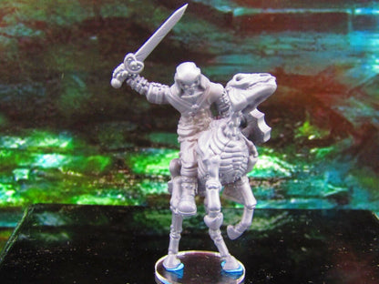 Mounted Skeleton Horse Rider Cavalry C Mini Miniature Model Character Figure