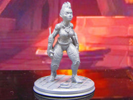 Keelie Cyberpunk Cyborg Female Mini Miniature Model Character Figure 28mm/32mm