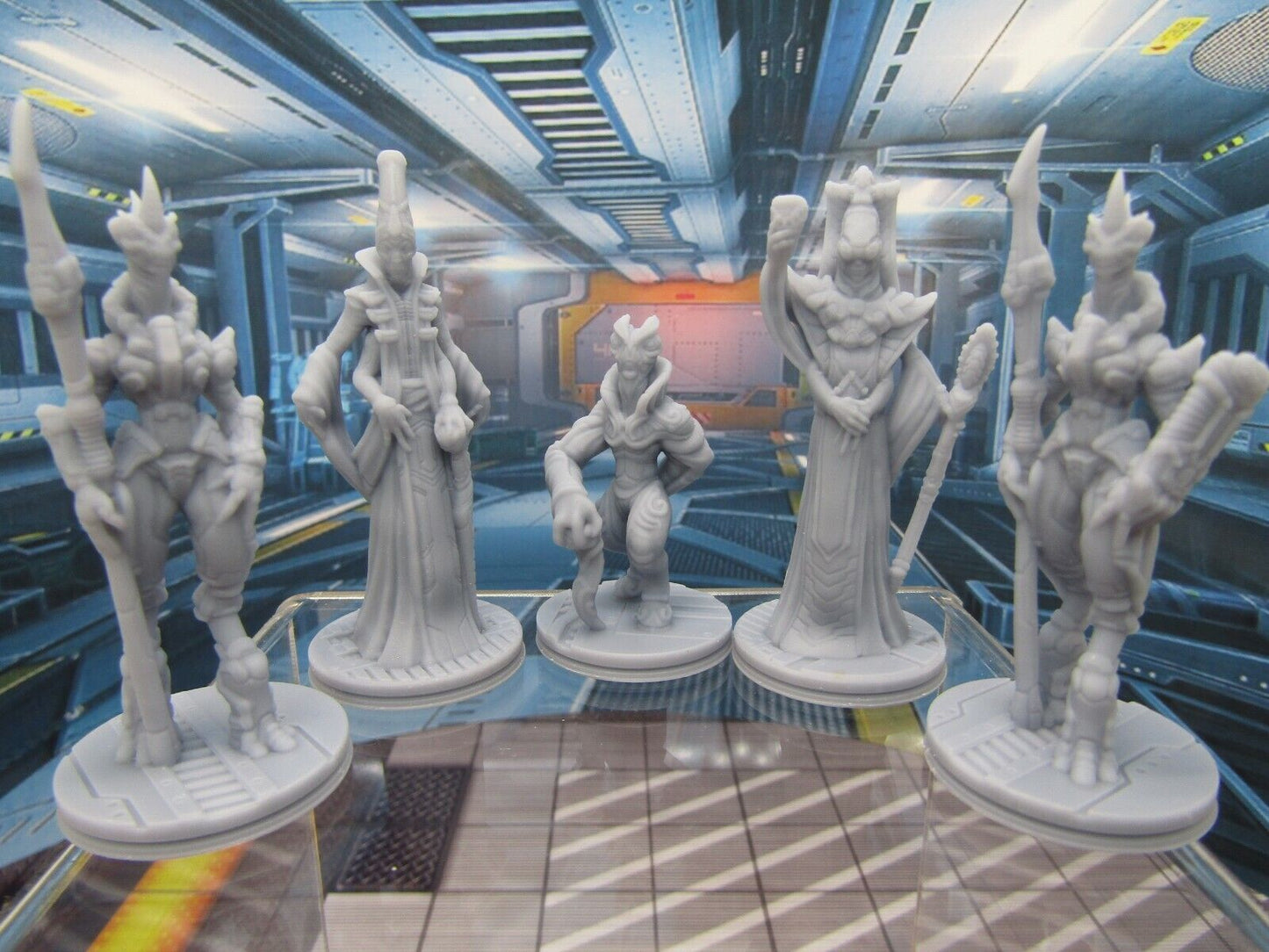 Galactic Council Members Mini Miniature Scatter Terrain Scenery 3D Printed Model
