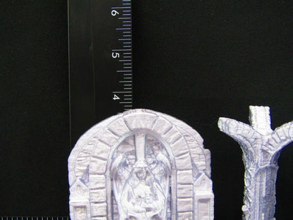 12pc Holy Altar & Religous Artifact Scatter Terrain Scenery 3D Printed Mini