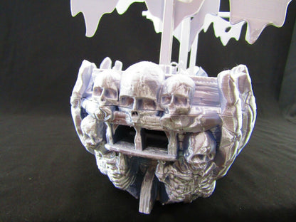Devil's Scorn Undead Pirate Ship Haunted Boat Scatter Terrain Scenery 3D Printed
