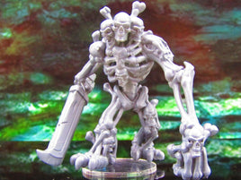 3 Headed Bone Golem Monster Mini Miniature Model Character Figure