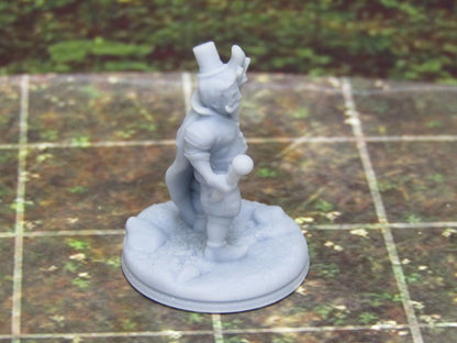 Halfling Puppeteer Performer Mini Miniature Figure 3D Printed Model 28/32mm