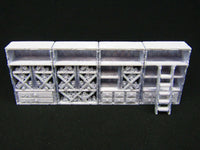 
              4pc Medium / Tall Shelves & 1 Ladder Scatter Terrain Scenery 3D Printed Mini
            