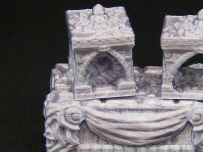 Holy Altar & Religious Artifacts Scatter Terrain Scenery 3D Printed Mini