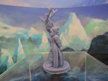Druid Santa Claus Saint Nick w/ Reindeer Set 28mm Scale Figure RPG Fantasy Games