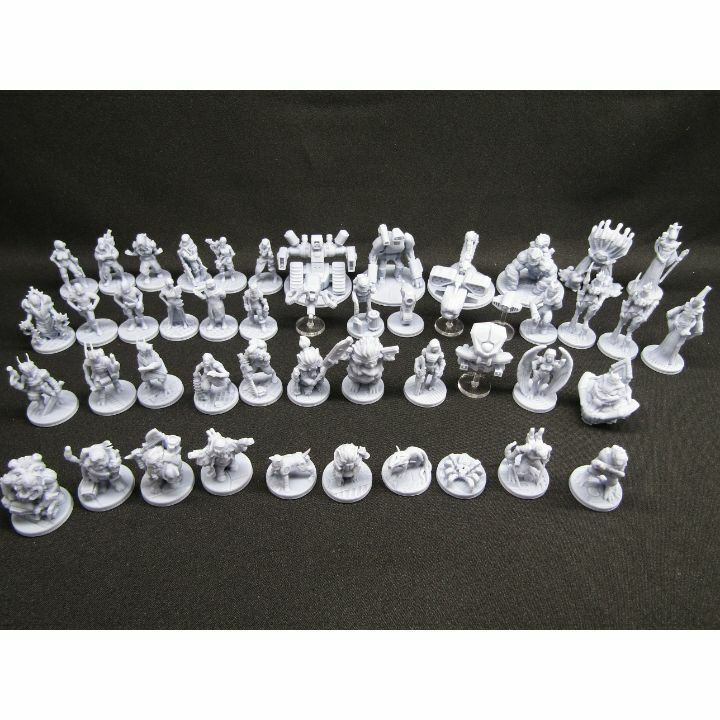 Sci Fi Mini Set 4 - 48 pc The Ignis Quadrant EC3D Miniatures