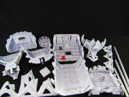 Devil's Scorn Undead Pirate Ship Haunted Boat Scatter Terrain Scenery 3D Printed