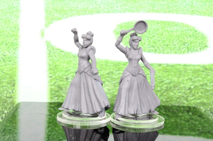 2pc Cinderella Star Player Mini Miniature Player Blood Fantasy Football Bowl