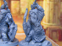 
              4pc Goblin War Party Fighters Warriors Mini Miniature Figure 3D Printed Model
            