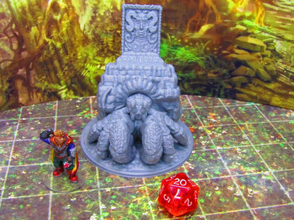 Giant Hermit Crab Ruin Crawler Monster Mini Miniature Figure D Printed Model