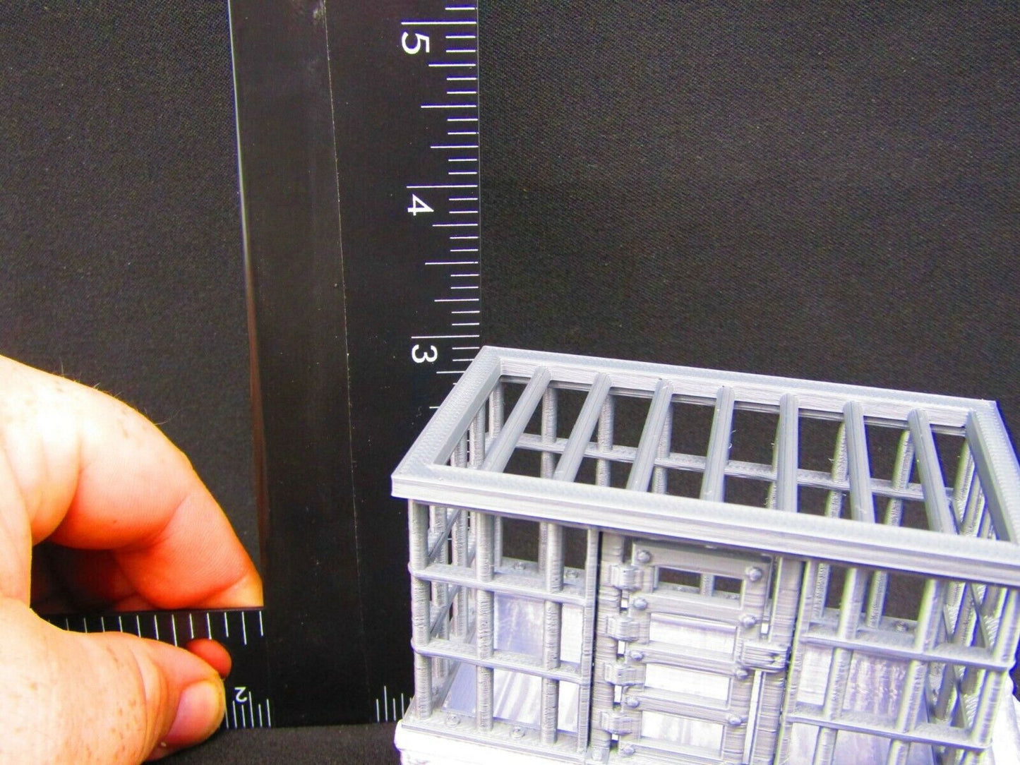 Slave Wagon w/ Cell  Scatter Terrain Scenery 3D Printed Mini Miniature Model