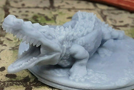 Monster Crocodile Encounter Mini Miniature 28/32mm Figure D&D 3D Printed Resin