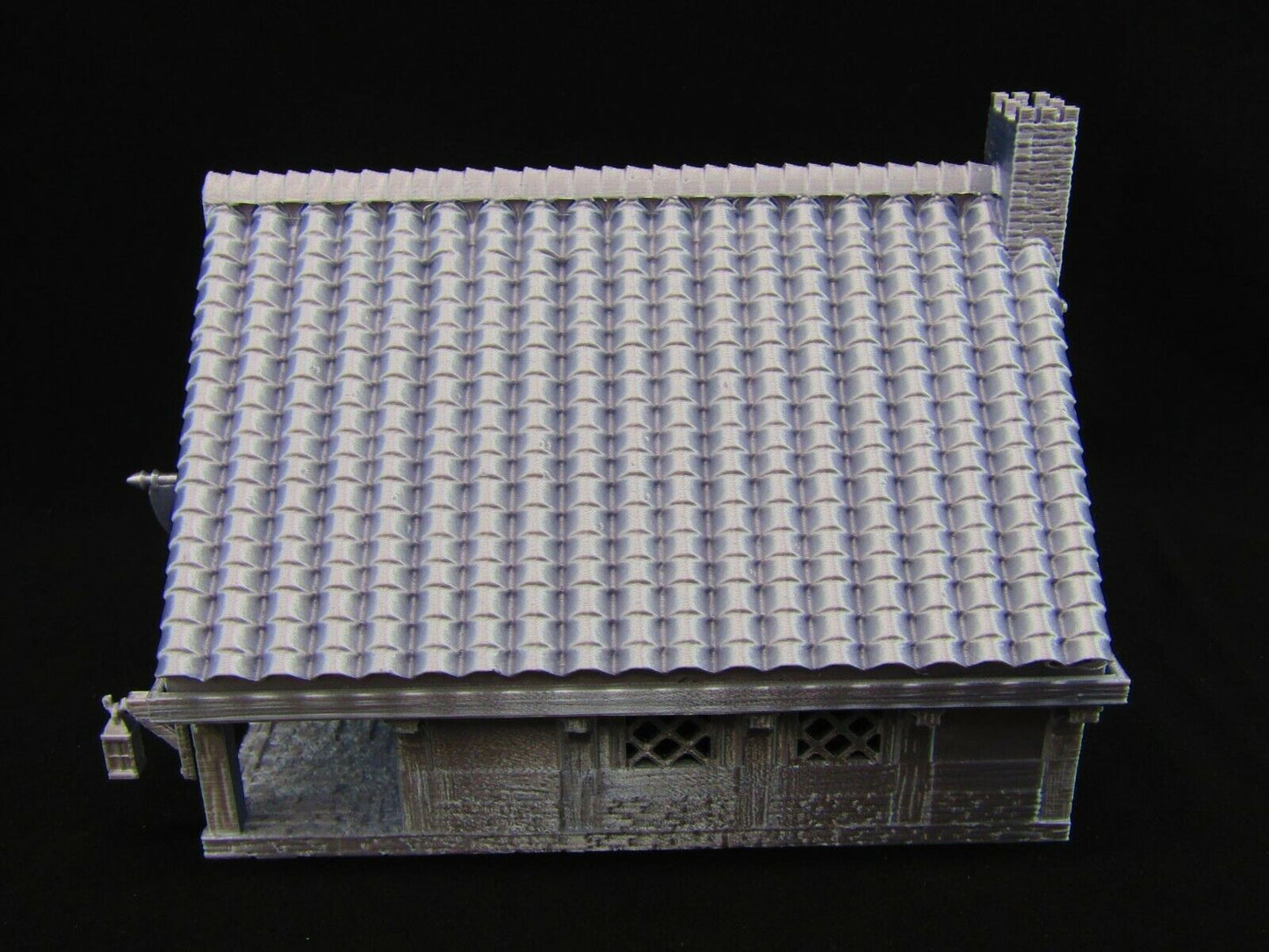 Furnished Bar Tavern Building w/ Patrons Scatter Terrain Scenery 3D Printed Mini