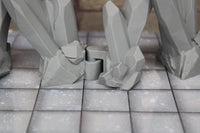 
              4pc Crystal Caverns Dungeonsticks Doorways Walls Map Tile Set Scenery D&D
            