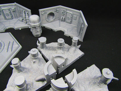 Underwater Sea Lab w/ Removable Roof 3D Printed Scatter Terrain Model 28/32mm