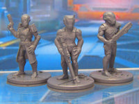 
              3pc Human Sci Fi Soldier Alliance Patrol Set Mini Miniature 3D Printed Model
            