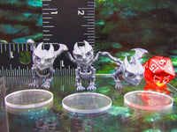 
              3pc Baby Bone Skeleton Dragons Pets Familiars Mini Miniatures 3D Printed Model
            