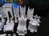 
              23pc Tombs, Gravestones, & Mausoleums Graveyard Collection Grave Set 3D Print
            