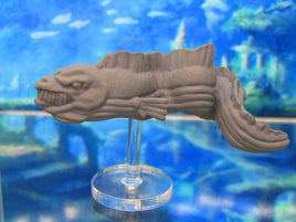 Large Underwater Eel Sea Animal With Rod & Stand Mini Miniature 3D Printed