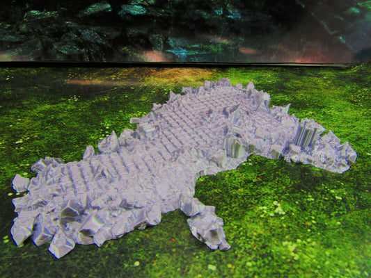 Ancient Building Ruins Foundation 1 Scatter Terrain Scenery Mini Miniature Model