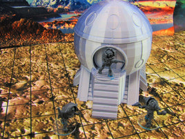 Alien Spaceship & Skeletal Zeta Alien Scatter Terrain Scenery Mini Miniature