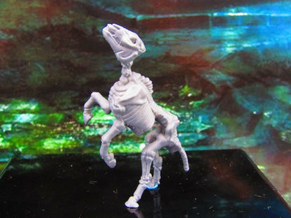 Undead Skeletal Skeleton Horse Pose C Mini Miniature Model Character Figure