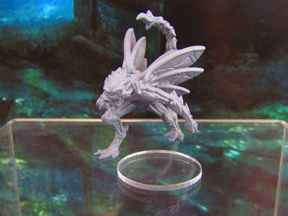 Bone Demon Monster Pose C Mini Miniature Figure 3D Printed Model 28/32mm Scale