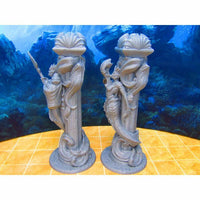
              Merfolk Underwater City Decorative Pillar Columns Scenery Scatter Terrain Props
            