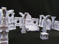 
              24pc Paladin Monastery Church Set Scatter Terrain Scenery 3D Printed Mini
            
