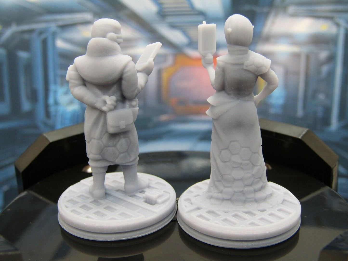 Syndicate Agents Pair Mini Miniature Scatter Terrain Scenery 3D Printed Model 28