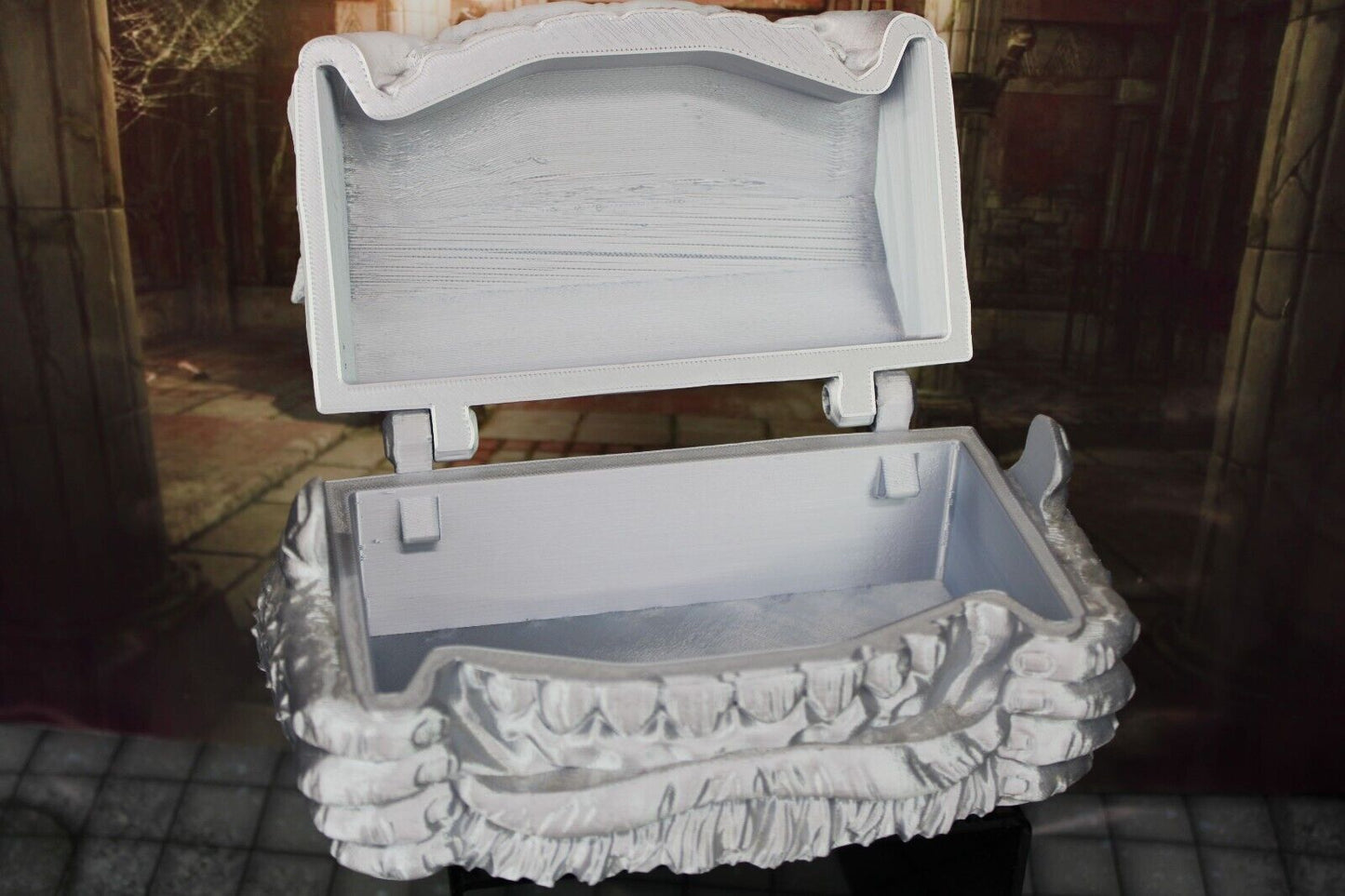 Box of Biting Prop / Storage Full Size Prop RPG Tabletop Gaming Wargaming D&D