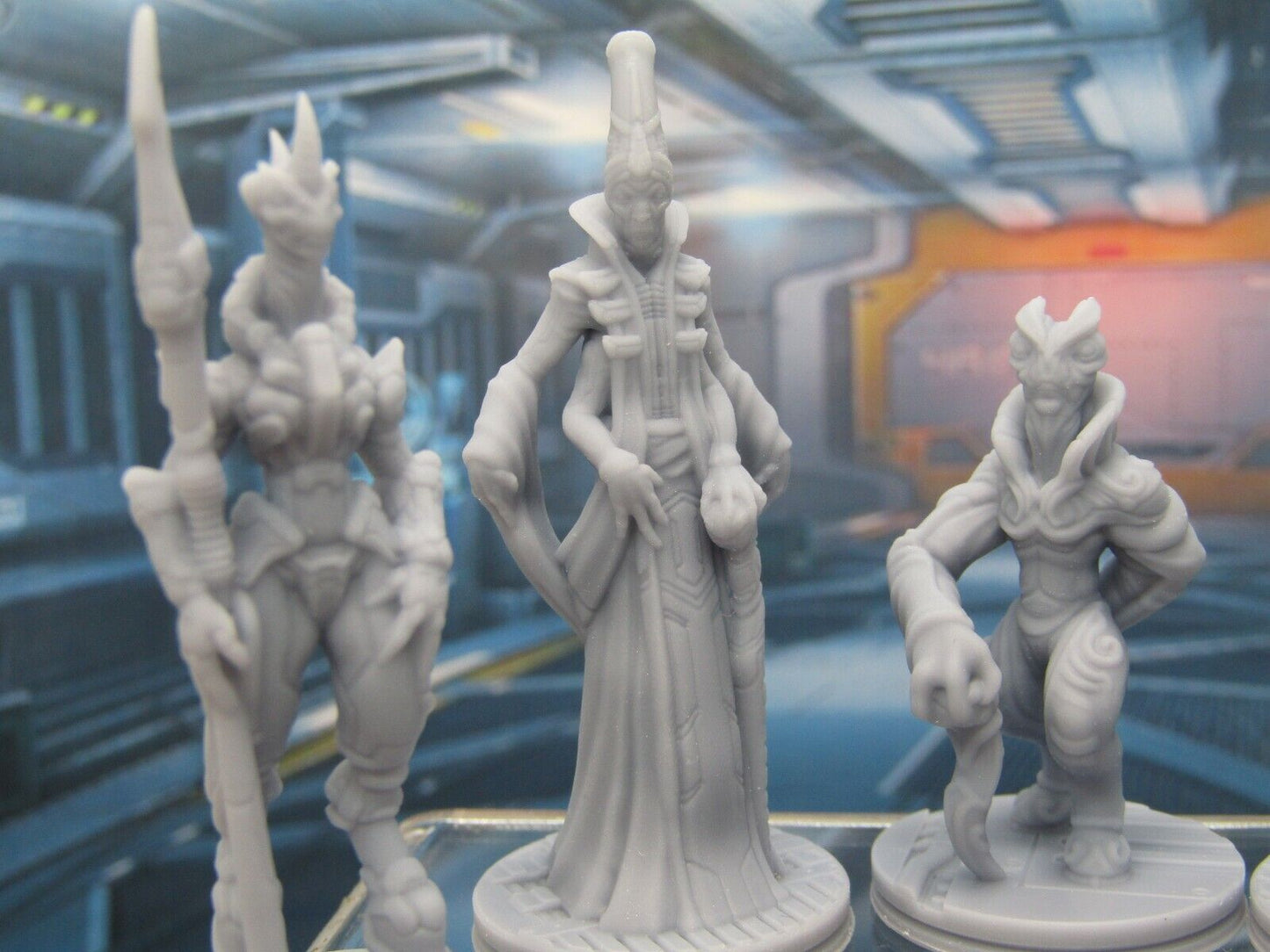 Galactic Council Members Mini Miniature Scatter Terrain Scenery 3D Printed Model