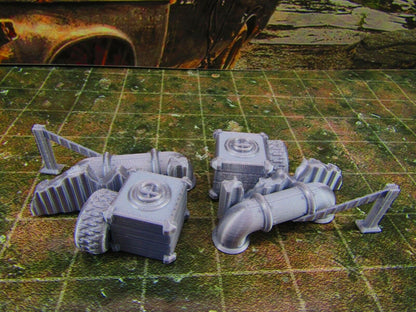 2pc Junk Street Rubble B Scatter Terrain Scenery Wasteland Apocalypse Dystopian