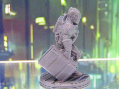 Alien Mafia Syndicate Undercover Courier Mini Miniature Figure 3D Printed Model