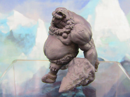 Festive Christmas Holiday Ogre Monster Mini Miniature Figure 3D Printed Model